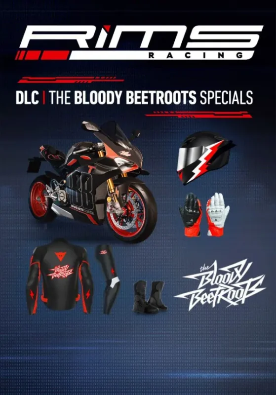 RiMS Racing - RiMS - Bloody Beetroots Bike and Rider