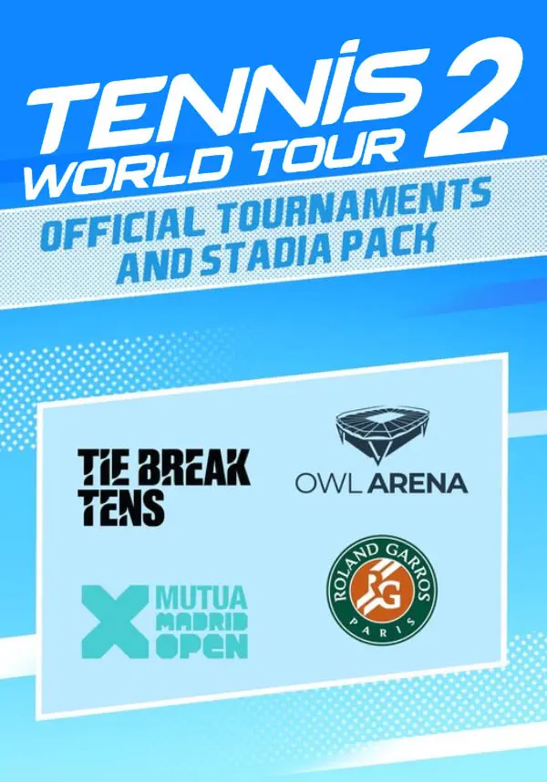 Купить Tennis World Tour 2 - Official Tournaments and Stadia Pack