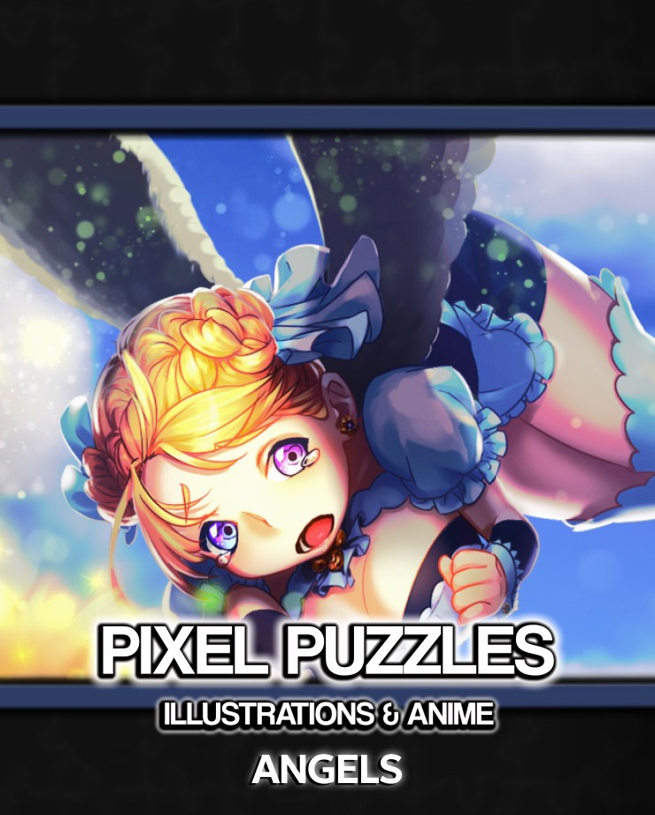 Купить Pixel Puzzles Illustrations & Anime - Jigsaw Pack: Angels