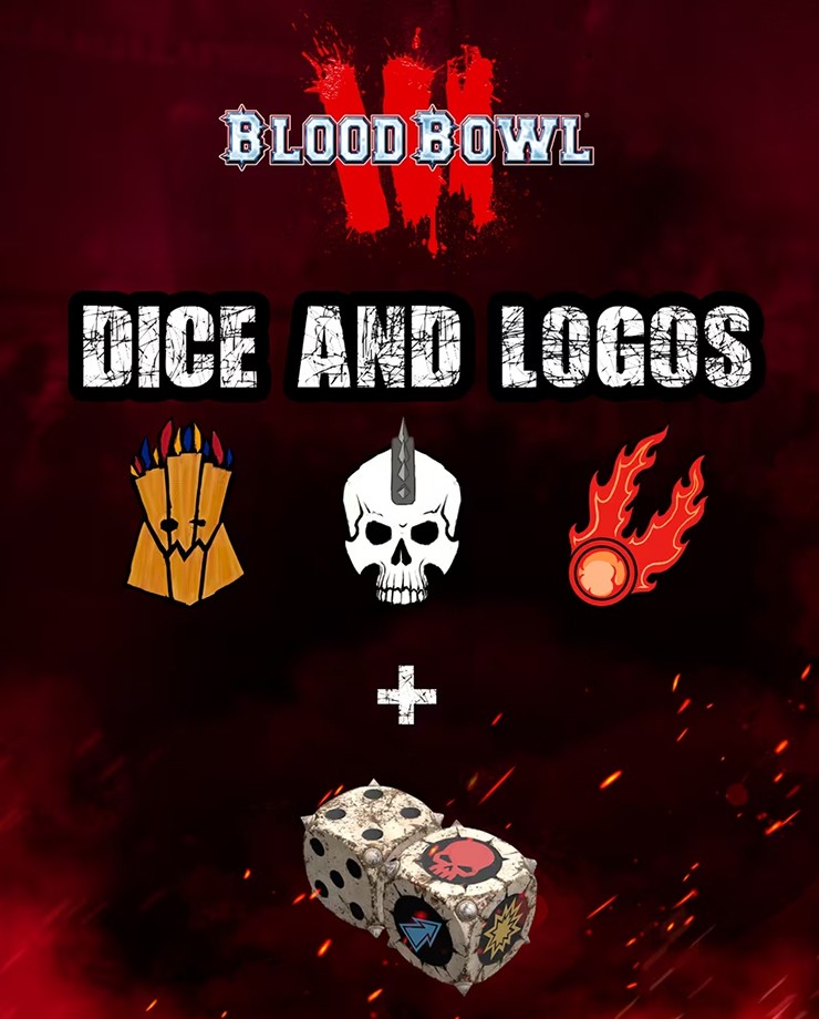 Купить Blood Bowl 3 - Dice and Team Logos Pack