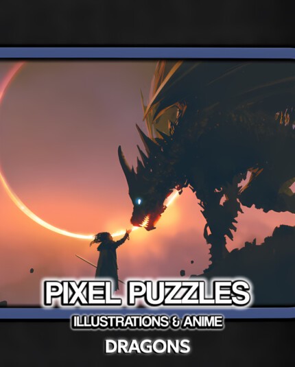 Купить Pixel Puzzles Illustrations & Anime - Jigsaw Pack: Dragons