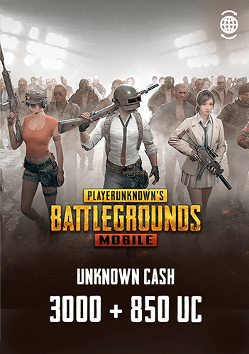 Купить Игровая валюта PUBG Mobile 3000 + 850 UC