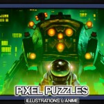 Купить Pixel Puzzles Illustrations & Anime - Jigsaw Pack: Mechs