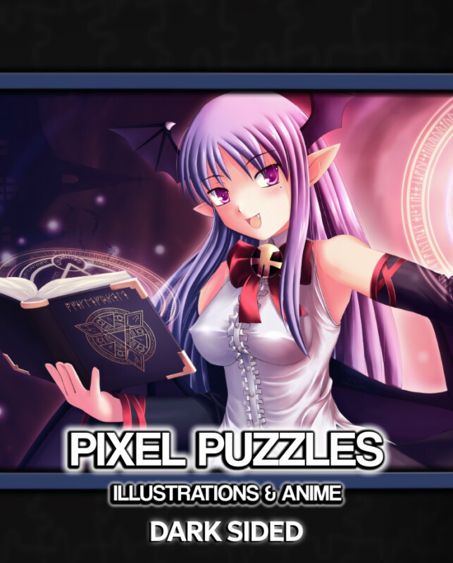 Купить Pixel Puzzles Illustrations & Anime - Jigsaw Pack: Dark Sided
