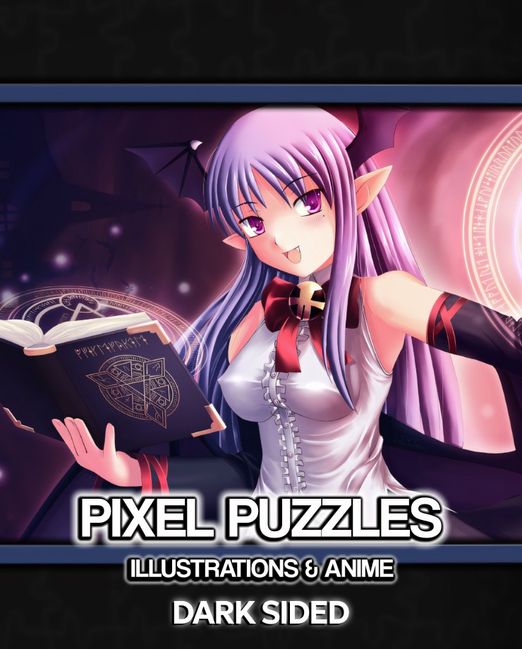 Купить Pixel Puzzles Illustrations & Anime - Jigsaw Pack: Dark Sided