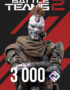 Игровая валюта Battle Teams 2 3000 ВМ 5