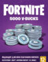 Игровая валюта Fortnite - 5000 V-Bucks 1