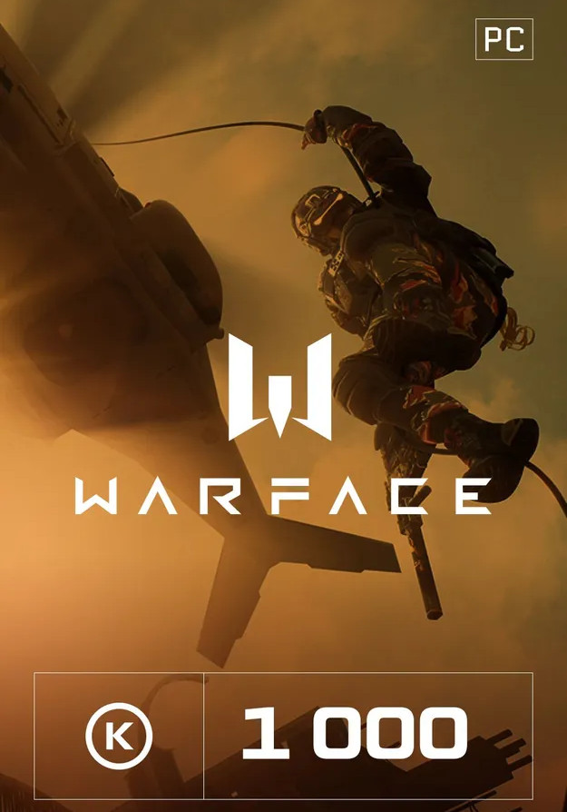 Купить Игровая валюта Warface Кредиты 1000
