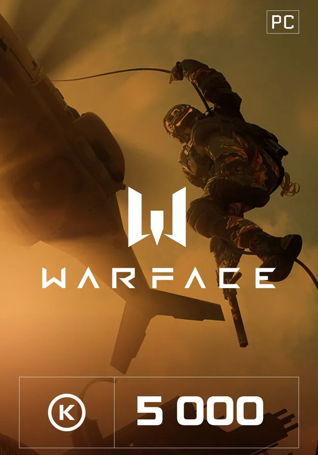 Купить Игровая валюта Warface Кредиты 5000