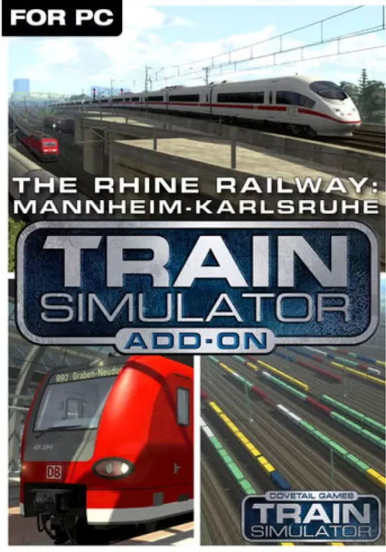 Train Simulator 2022 - Train Simulator: The Rhine Railway: Mannheim - Karlsruhe Route Add-On