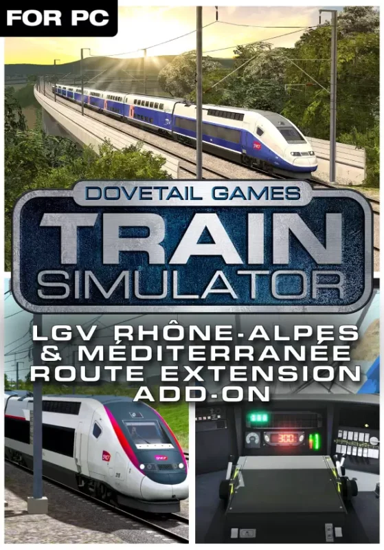 Train Simulator 2022 - Train Simulator: LGV Rhône-Alpes & Méditerranée Route Extension Add-On