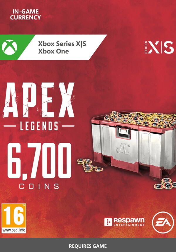 Купить APEX Legends: 6700 Coins (Xbox)