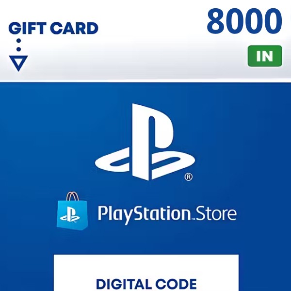 Купить PlayStation Network Card PSN 8000 INR (IN)