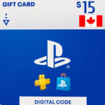 PlayStation Network Card PSN 15 CAD (CA)