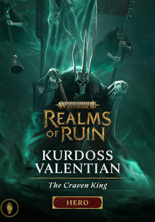 Купить Warhammer Age of Sigmar: Realms of Ruin - Kurdoss Valentian, The Craven King