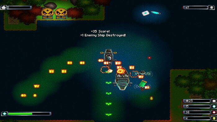 Warships On The Halloween Night