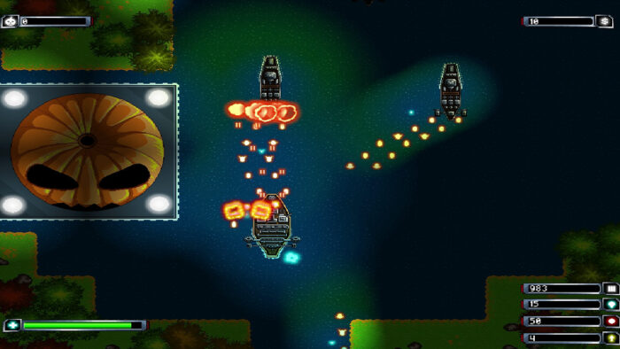 Warships On The Halloween Night