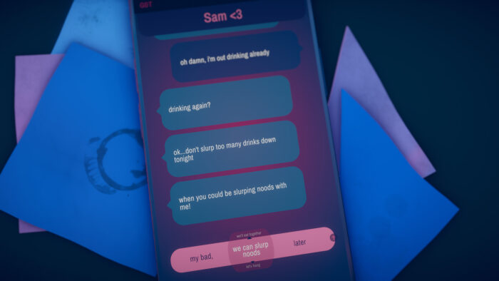 We should talk.